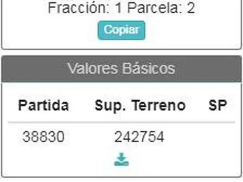 Lote FRACCION DE  242.754 M2