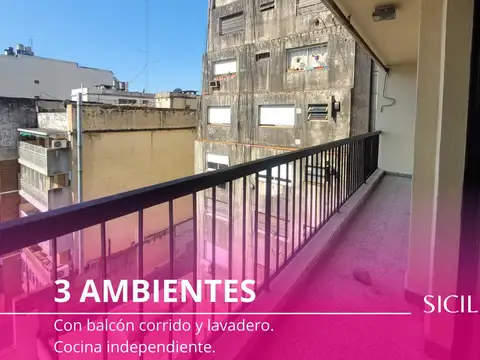Venta - Departamento - 3 ambientes - bacón - lavadero - Flores