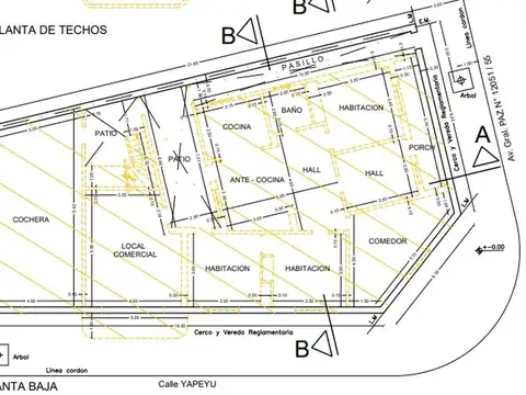Terreno en Venta 21  mts Fondo