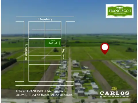 Aguirre entre Newbery y calle pública.