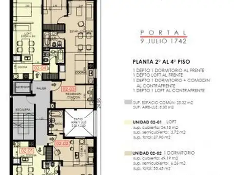 9  DE JULIO 1742 , Piso 2