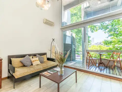 Dúplex  2 ambientes con Parrilla / 2 baños P.Soho