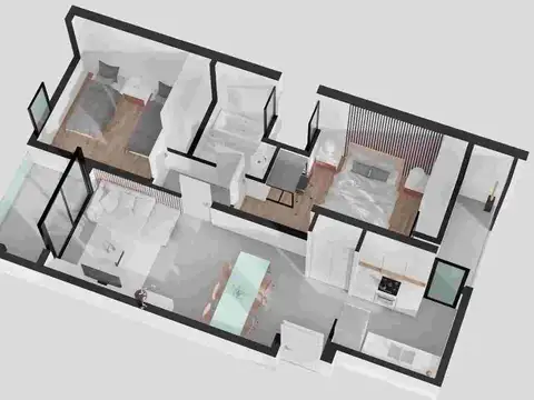 Departamento en Venta de 2 dormitorios