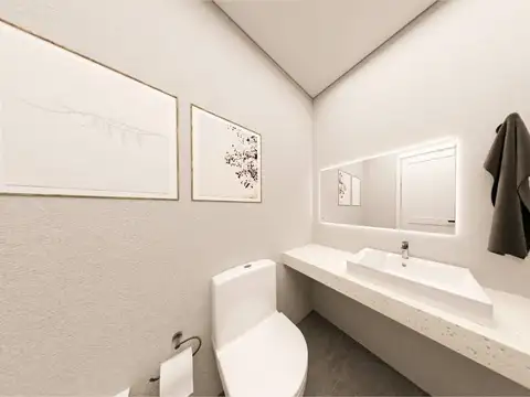 Departamento 2 ambientes con 2 baños