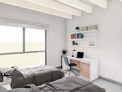 Casa 4 ambientes con 2 baños