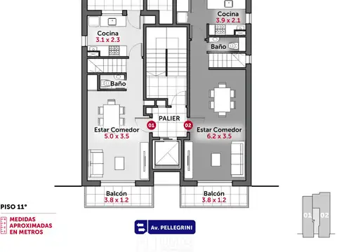 Departamento en Venta de 3 ambientes