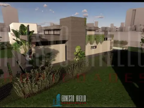 Hermosa casa a estrenar de 4 amb. con parque y piscina barrio Cerrado G. Gaboto. Pueblos del Plata.