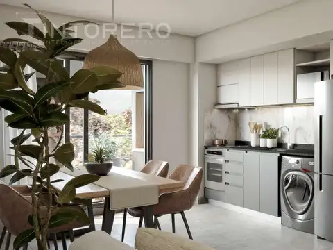 Departamento Monoambiente con 1 baño