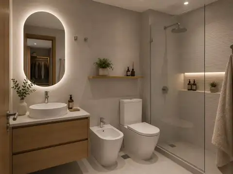 Departamento 2 ambientes con 1 baño
