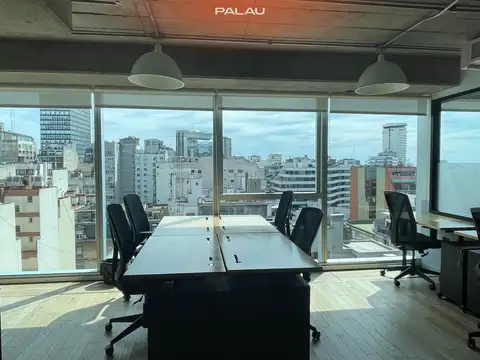 Excelente oficina de 500m2 dividida y equipada c/4 cocheras