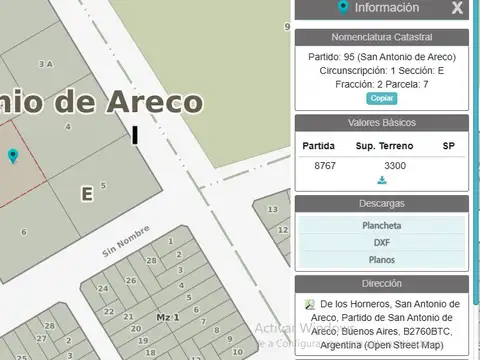 Terreno en Venta de 3000,0 m2