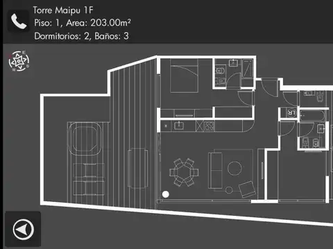 Departamento en Venta Apto profesional