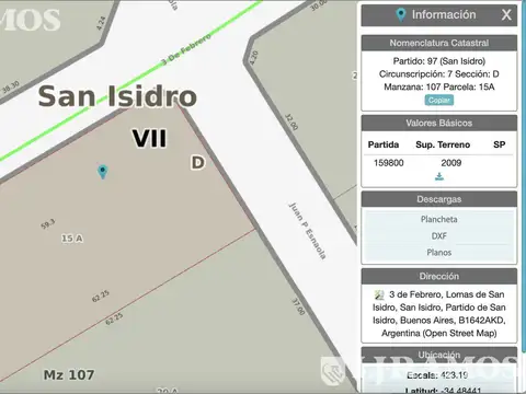 3 DE FEBRERO al 2600