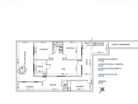 Depto Tipo Casa en Venta de 2 dormitorios