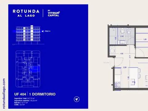 Rotunda al Lago 1 dorm Diciembre 2027