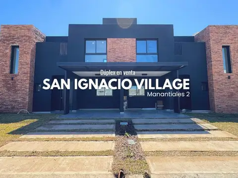 SAN IGNACIO VILLAGE - Duplex a estrenar - Calidad Premium