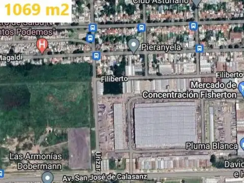 Terreno · 1068 m² · Ideal Galpon