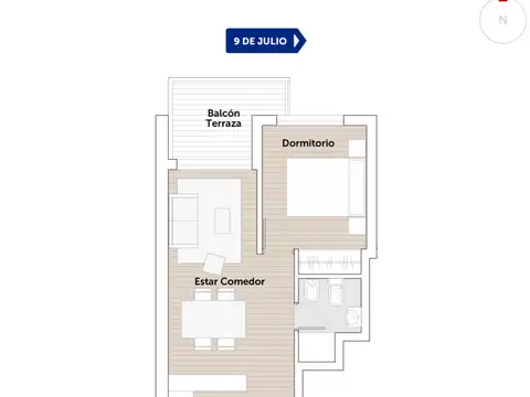 Departamento en Venta al Norte