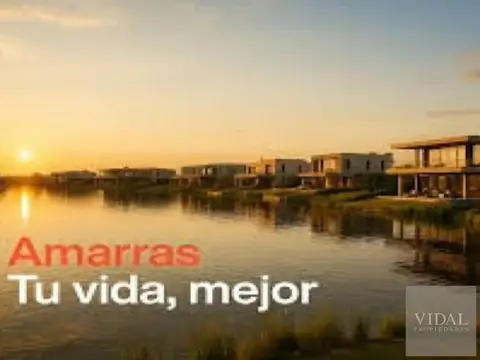 Terreno lote al agua Amarras Puertos del Lago Escobar