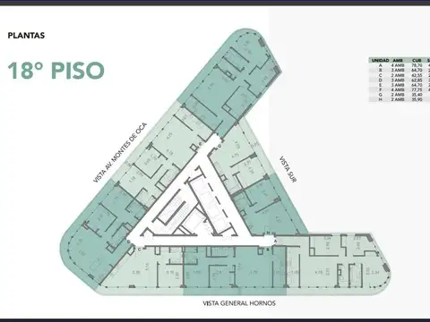Departamento en Venta de 3 ambientes