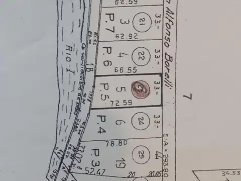 Terreno en Venta 33  mts Frente