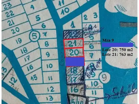 Terreno en Venta de 763,0 m2