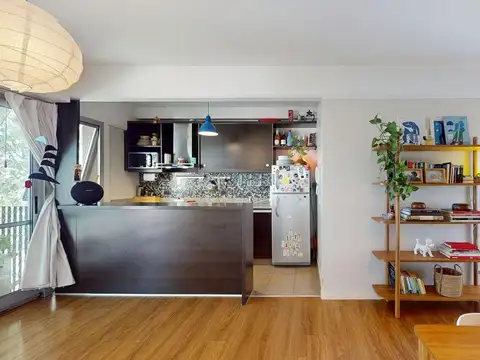 Departamento 2 ambientes con 1 baño