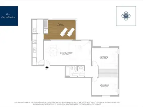 Departamento en Venta con 1 cocheras