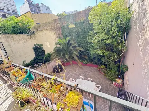 Espectacular piso a la Vta en Barrio Norte, 4 amb, dependencia, terraza, patio, jardín !