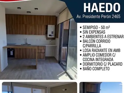 2AMB A ESTRENAR CON BALCON C/PARRILLA