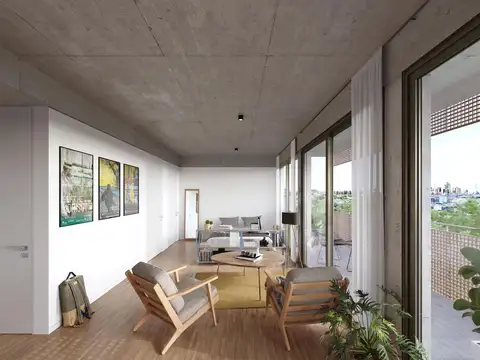 Departamento 2 ambientes con 1 baño