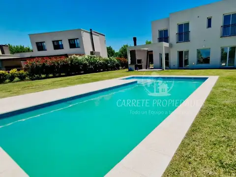 Venta Casa Moderna de 3 dormitorios, pileta y cochera. El Cantón