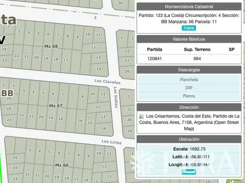 Venta de terreno en Costa Del Este