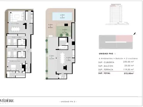 Departamento en el emprendimiento BELVEDERE Yacht