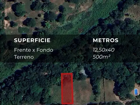 Terreno en Venta en Puerto Tirol, USD 16.000