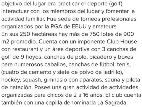 Casa en Venta en Las Praderas De Lujan, USD 370.000