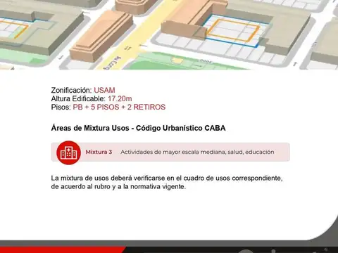 Terreno en Venta en Villa Urquiza, USD 640.000