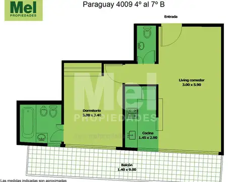 Paraguay 4000, Piso 5