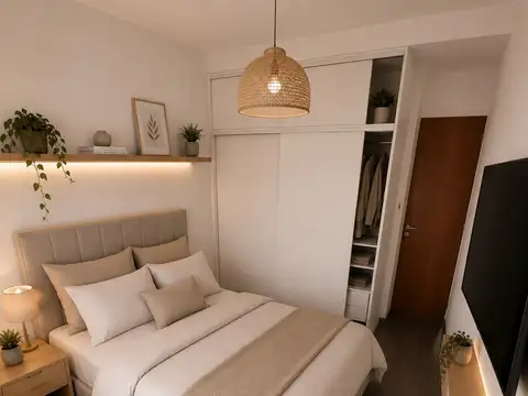 Departamento 2 ambientes con 1 baño
