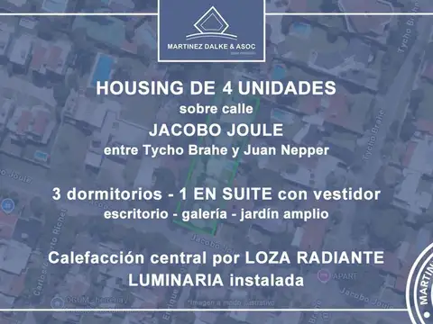 JOULE AL 6100 - HOUSING 3 DORMITORIOS + ESCRITORIO