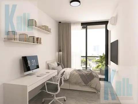 Departamento piso completo 3 ambientes con balcón al frente en venta en Villa Crespo