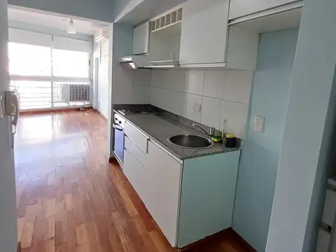 Departamento monoambiente impecable mas baulera