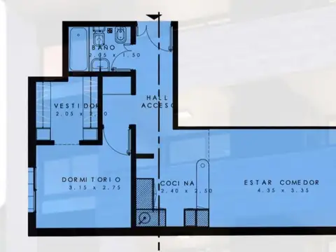 Departamento en Venta de 2 ambientes