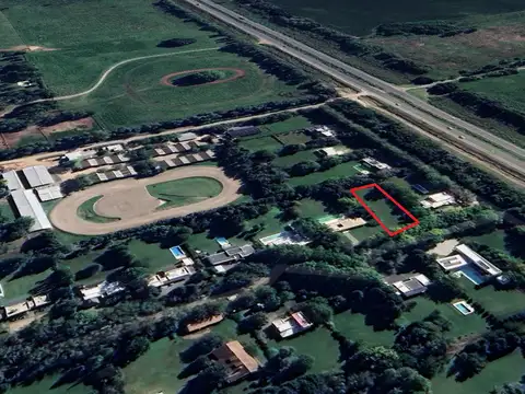 Lote terreno 46 en venta. Barrio La Cañada Polo Club. Luján.