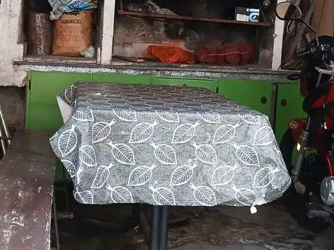 Casa de 3 ambientes con quincho o dpto de 1 amb. fondo libre