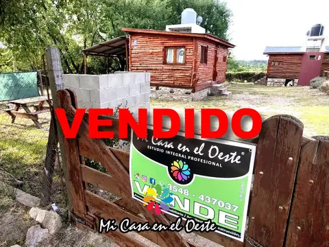 VENDIDO - Complejo de 2 Cabañas a la Venta con piscina - Villa Giardino - Córdoba