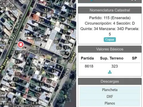 Terreno en Venta de 323,0 m2