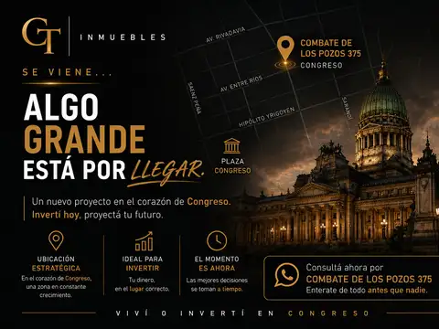 Inversión en Congreso | Unidades en Pozo con Financiación