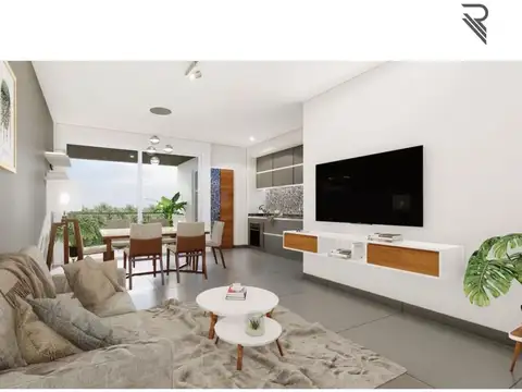 Departamento 2 ambientes con 1 baño