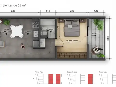 Departamento en Venta en Don Torcuato, USD 84.900